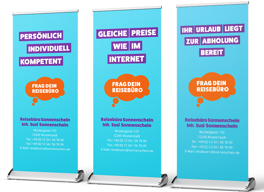 Roll-Up Individualisiert