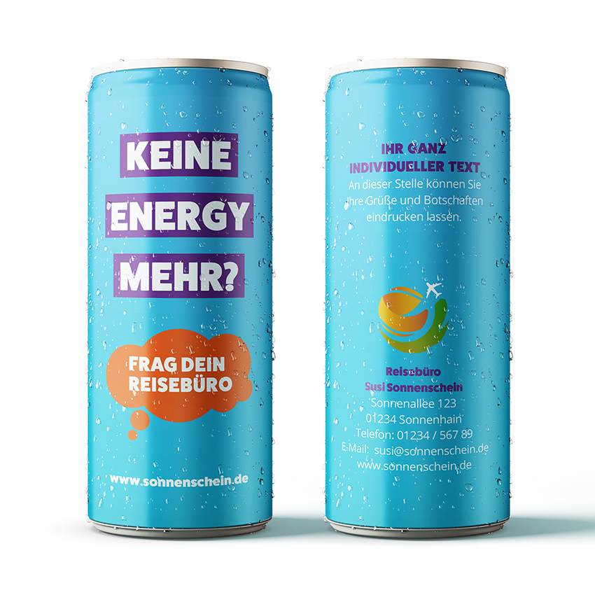 Energy Getränkedosen